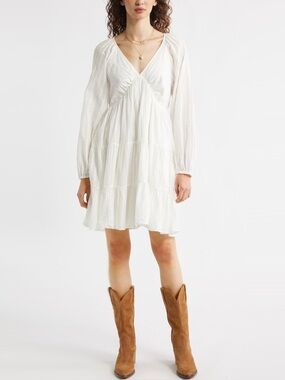 Treasure bond long sleeve mini dress